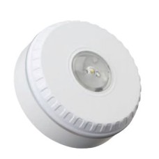 Cooper Fulleon 812022FULL-0182X Solista LX Ceiling LED Beacon - Red Flash - White Housing - Shallow White (W1) Base - NF Approved