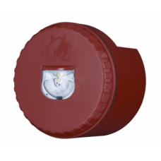 Cooper Fulleon 812009FULL-0168X Solista LX Wall LED Beacon - White Flash - Red Housing - U Red Base - NF Approved