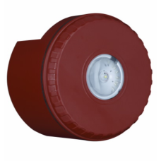 Cooper Fulleon 812042FULL-0251X Solista LX Ceiling LED Beacon - White Flash - Red Body – U Base – VDS Approved
