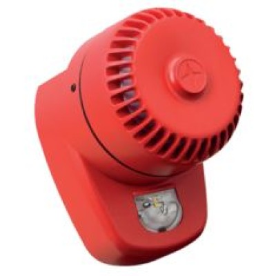 Cooper FXROLPWR Wall VAD/Sounder - Red