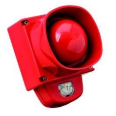 Cooper FXSYG1WR-WP Open Area VAD/Sounder - Red (WP)
