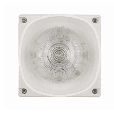 Cooper Fulleon 8500057FULL-0057X Symphoni G1 Euro LX LED Sounder Beacon VAD – Weatherproof - White Flash - White Housing (W1)