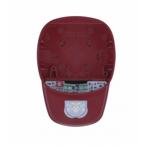Cooper Fulleon 8500093FULL-0223X Symphoni LX Wall Beacon Base - White Flash - Red Housing - VDS Approved
