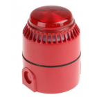 Cooper Fulleon 640452FULL-0281X Flashni Xenon Sounder Beacon - 24V DC - Red Lens - Deep Red Base