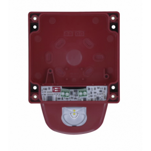 Cooper Fulleon 8500100FULL-0247X Symphoni LX WP Wall Beacon Base - Red Flash - Red Housing - VDS Approved