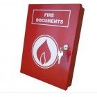 Cranford Controls A4-DOC-BOX-R-FIRE Document Box - A4 - Red with Fire Logo