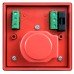 Cranford Controls 400-220RB Mains Isolator Switch Complete with Key Switch and Green LED Indicator - Red Body