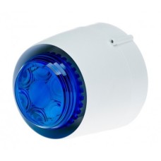 Cranford Controls VTB-32-SB-WB/BL Spatial Sounder/Beacon - White Body - Blue Lens - Shallow Base