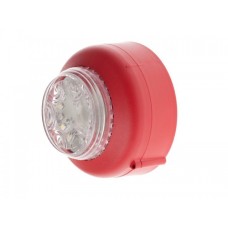 Cranford Controls 512-053 VXB 24v 2 LED Beacon Red Body - Clear Lens - Deep Base