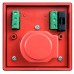 Cranford Controls 400-220RB Mains Isolator Switch Complete with Key Switch and Green LED Indicator - Red Body
