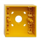 Ziton DM788Y Yellow Surface Mounting Box without Connectors