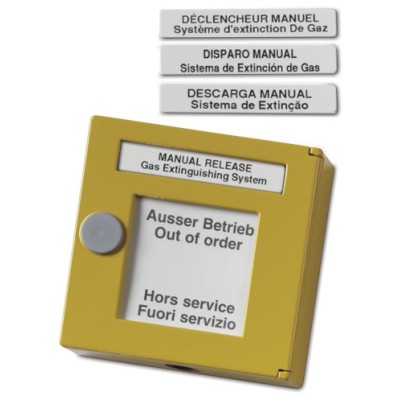 Ziton DM861-0 Yellow Gas Manual Release Call Point 100ohm Ziton DM861-0 Yellow Gas Manual Release Call Point 100ohm