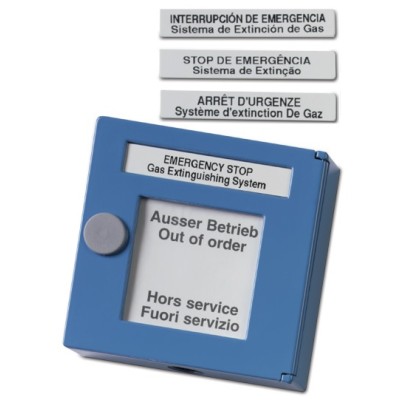 Ziton DM862-0 Blue Gas Extinguishing Hold Call Point