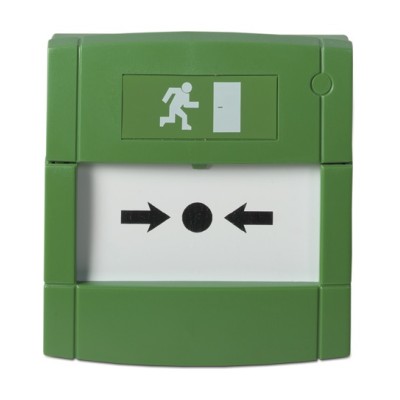 Ziton DMN702G Double-Pole Green Surface Call Point with Glass Ziton DMN702G Double-Pole Green Surface Call Point with Glass