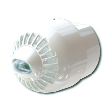 Klaxon ESC-5001 Sonos Pulse Wall Sounder VAD Beacon with Deep Base - White Body & White Flash