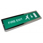 ESD 8W Slim Single Sided Designer Exit Sign with IP20