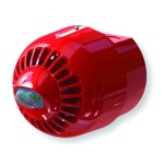 Klaxon ESF-5007 Sonos Pulse Ceiling Sounder VAD Beacon with Deep Base - Red Body & Red Flash