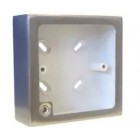 Elmdene EXTSP-BOX-SS Brushed Steel Metal Surface Mount for Flush Ext Speakers
