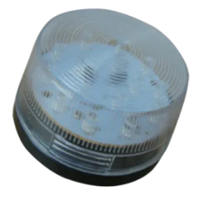 Elmdene LPB1224-C-S 12V-24V Low Profile, High Efficiency Beacon – Clear Lens