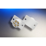 Elmdene QF-5 Flush 20mm Contact - Grade 1 - Plastic (white) (Pack of 10)