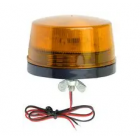 Elmdene LPB12-A-S 12V Low Profile IP66 Beacon – Amber Lens – Single Fixing