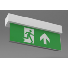 Emergency Lighting X-MPC/SL/110 LED Slave 110V AC/DC Ceiling Mounted Exit Sign - Down