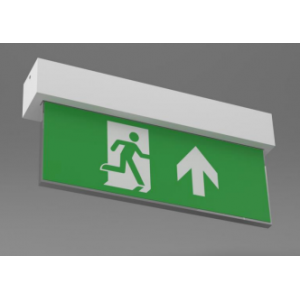 Emergency Lighting X-MPC/SL/50 LED Slave 50V AC/DC Ceiling Mounted Exit Sign - Down