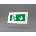 Emergency Lighting X-SLM3/SL/50 LED Slave Slimline Exit Sign 50V AC/DC