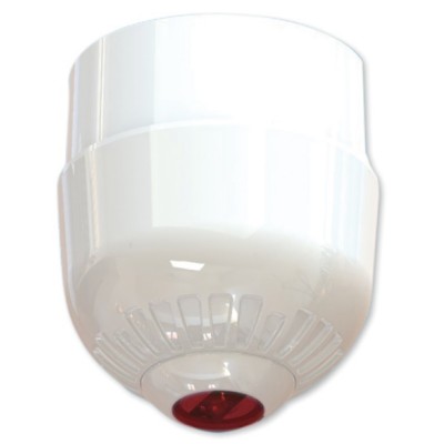 Ziton FAC355W VAD Beacon White Deep Base Ceiling Mounted Red Flash Ziton FAC355W VAD Beacon White Deep Base Ceiling Mounted Red Flash