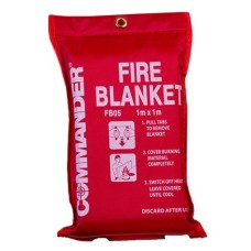 Commander Soft Pack FB05 1m x 1m Fire Blanket Commander Soft Pack FB05 1m x 1m Fire Blanket