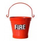 Commander Metal Fire Bucket and Lid FBK02
