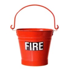Commander Metal Fire Bucket and Lid FBK02