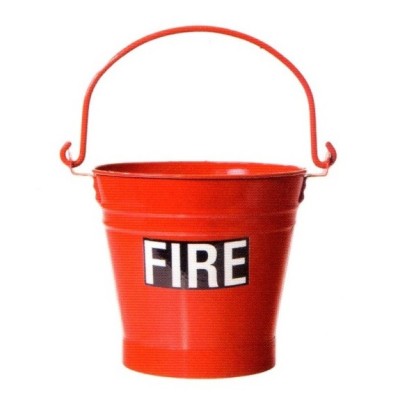 Commander Metal Fire Bucket and Lid FBK02 Commander Metal Fire Bucket and Lid FBK02