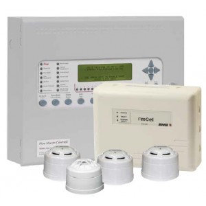 EMS Syncro AS Lite 1 Loop 16 Zone Addressable Fire Panel with Radio Loop Module & Devices