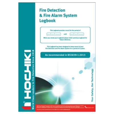 Hochiki Fire Detection and Fire Alarm System Logbook (A4) (FIRELOGBOOK) Hochiki Fire Detection and Fire Alarm System Logbook (A4) (FIRELOGBOOK)