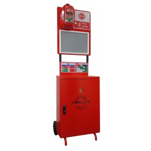 Howler FirePost Mobile Fire Point with Backboard, Signage & Cabinet