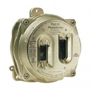 Tyco 516.300.413 FV413F Triple IR Flame Detector with NTSC Camera
