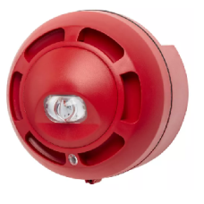Fike NSF100R-W-S Red Conventional Sounder & White VAD - W 2.4 - 7.6, Red, 12 to 56 VDC