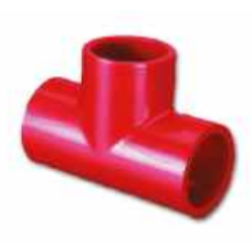Fireclass JC006-25FC Tee Piece - 25mm – Red (Pack of 5)