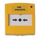 Fireclass 514.001.114FC MCP270 Yellow Conventional Call Point Evacuate Resistor with LED