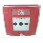 Gent S4-34842 Vigilon Manual Call Point with Glass Element and Protective Cover (Excludes Back Box)