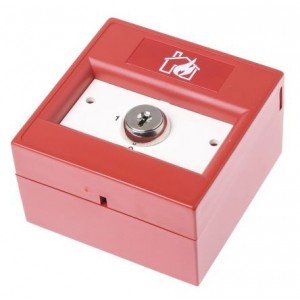 Gent K21SRS-01 Key Operated Manual Call Point - N/O Contact (Supplied Without Back Box)