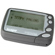 Scope GEO86ZAAM GEO Zoom 4-8 Line Alphanumeric Pager with Rechargeable Battery Scope GEO86ZAAM GEO Zoom 4-8 Line Alphanumeric Pager with Rechargeable Battery