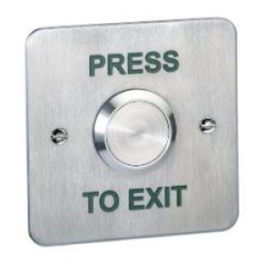 Grosvenor Technology 25mm stainless steel press to exit button