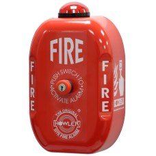Howler HO3/XS with Push on / Key off Switch Option and Red Strobe – ABS Plastic