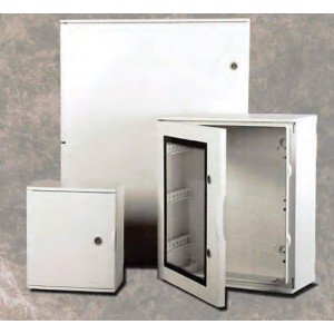 International Gas Detectors FB-BX4-G Field Box Glazed Door Grey Polyester