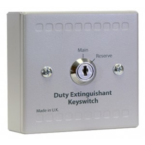 Kentec Main / Reserve Duty Extinguishant Key Switch Unit (K13480M10)