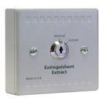 Kentec K13520M10 Extinguishant Extract 2 Position Key Switch Unit Kentec K13520M10 Extinguishant Extract 2 Position Key Switch Unit