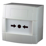KAC MCP4A-W-SW White Break Glass Call Point - Double Pole - NO/NC – Surface