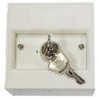 KAC WWK21S11-SW Key Switch Call Point (White) 2 Position S/Pole Key Trap in Position 1